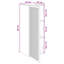 Metal Rectangle Accent Cabinet-1507289673
