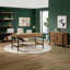 Bibliothèque en bois massif Hickory H 72 po x l 32 po