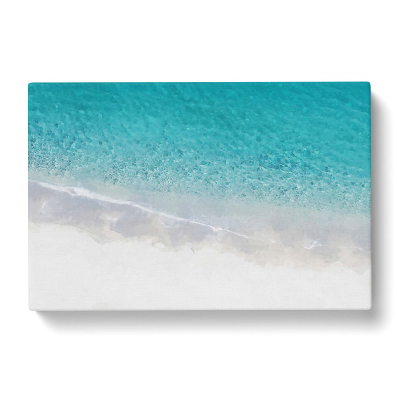 Tropea Beach In Calabria Italy - Wrapped Canvas Print, 35cm H x 50cm W x 3cm D