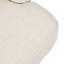 Tabouret de bar pivotant à 360 degrés avec superbe garniture cloutée, ensemble de 2, beige