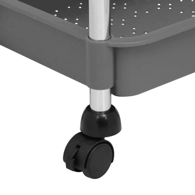 Petillo Kitchen Cart, Grey