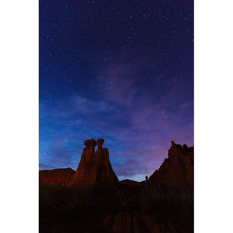 Starry Night by Uchar - No Frame Art Prints on Canvas, 76cm H x 51cm W