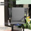 Tabourets de bar d'extérieur avec pivot à 360 degrés, tissu à mailles élevées, structure en acier pour le patio, balcon, bord de piscine, 2 tabourets de jardin pivotants gris, 2 chaises grises