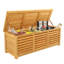 Boîte de rangement en bois de pin massif 41 gallons Winado