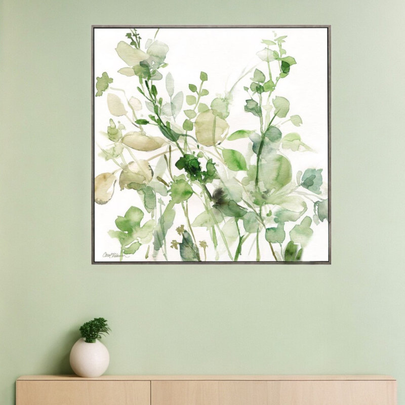 Sage Garden II, reproduction d’art sur toile encadrée