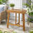 Half-Round Folding Acacia Wood Bistro Table
