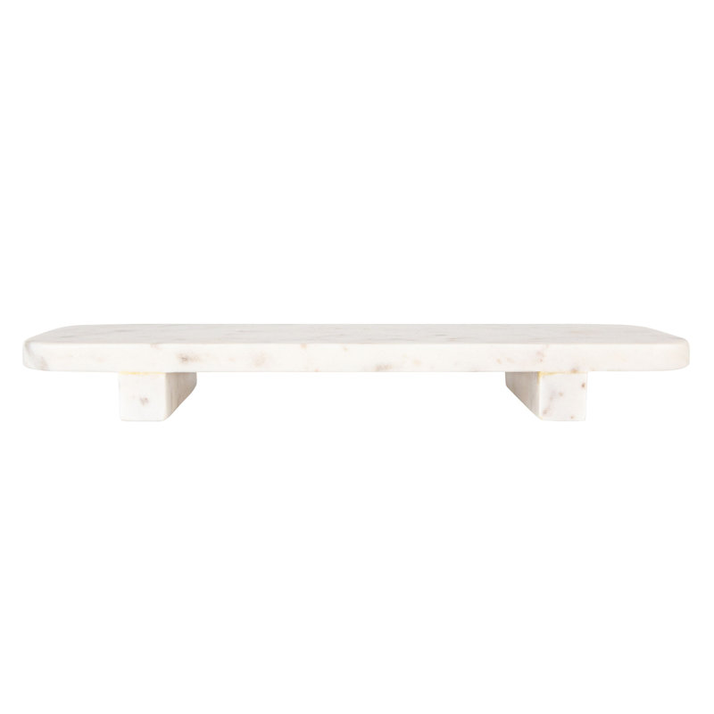 Marble Footed Serving Pedestal