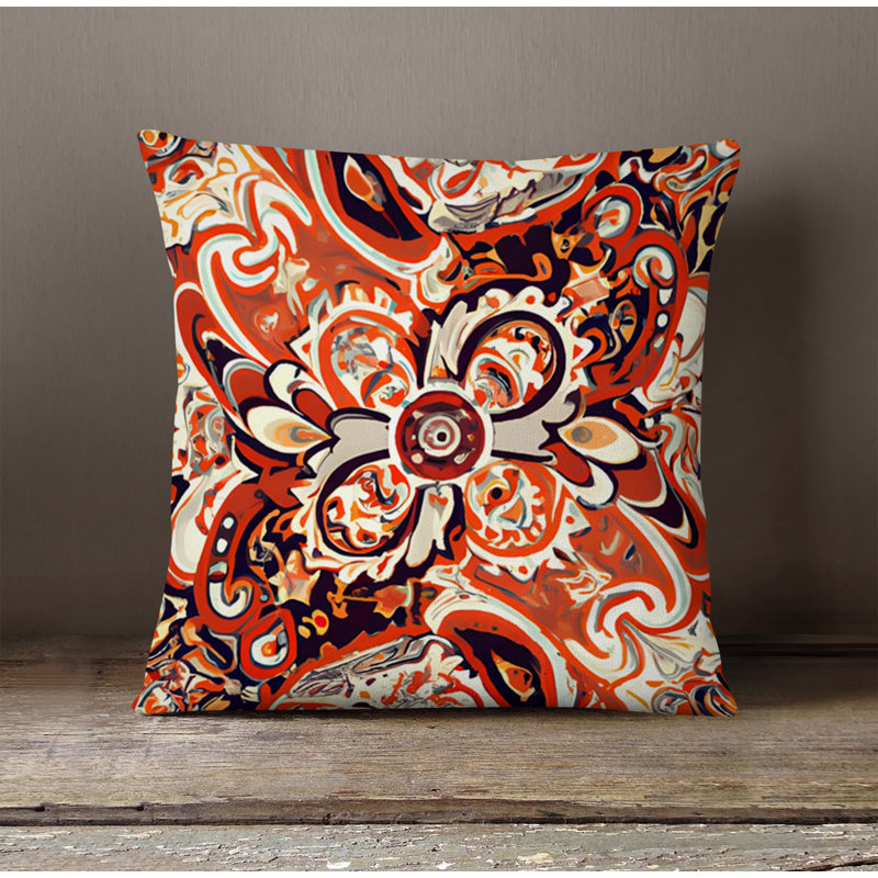 Throw Pillow, 16"H x 16"W, Pillow Cover Only - No Insert