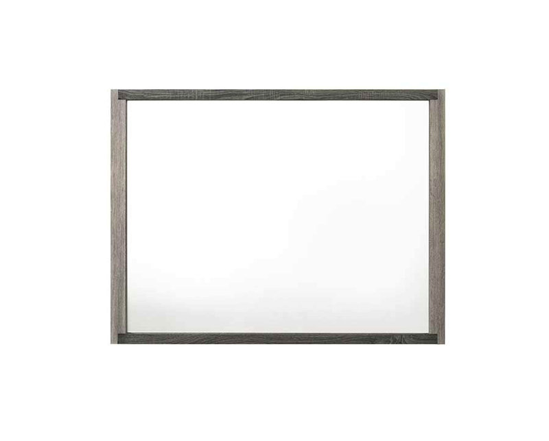 Miroir à cadre gris