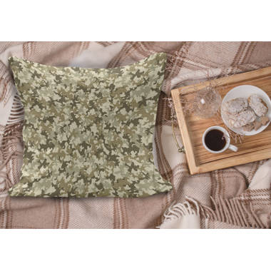 Blazing Needles 4-Piece 18-in x 18-in Sage Green Indoor Decorative Pillow  in the Throw Pillows department at