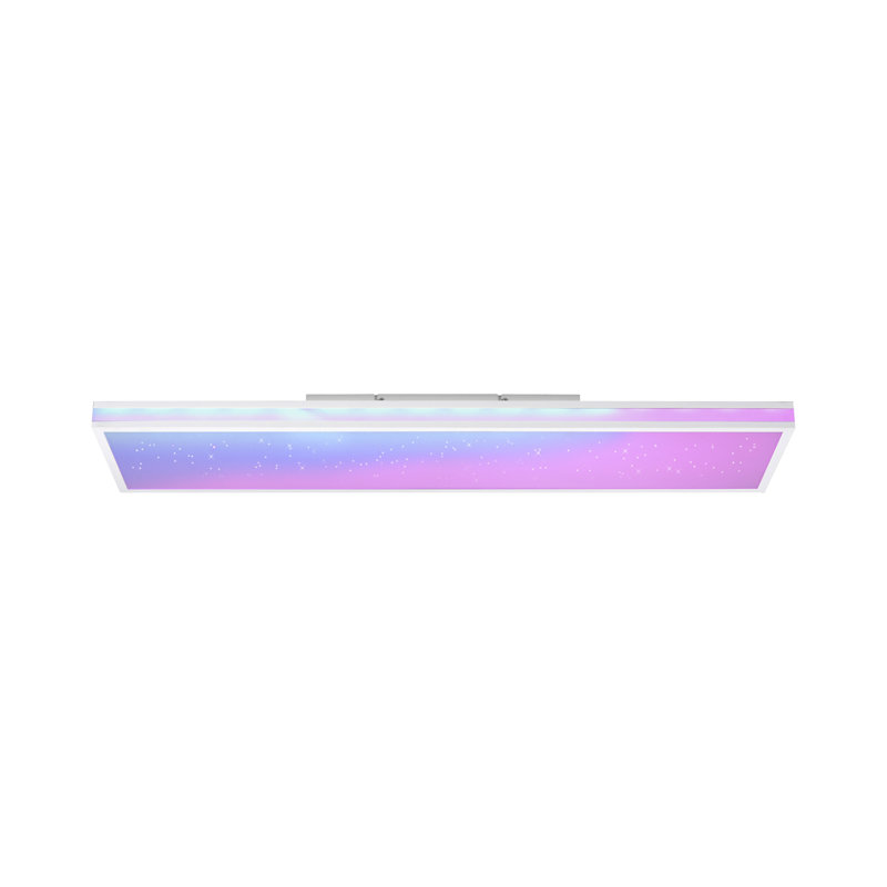 Mario White LED Semi Flush Mount