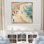 «Orange Umbrella Beach Day Tranquitt II - Beach People», art mural