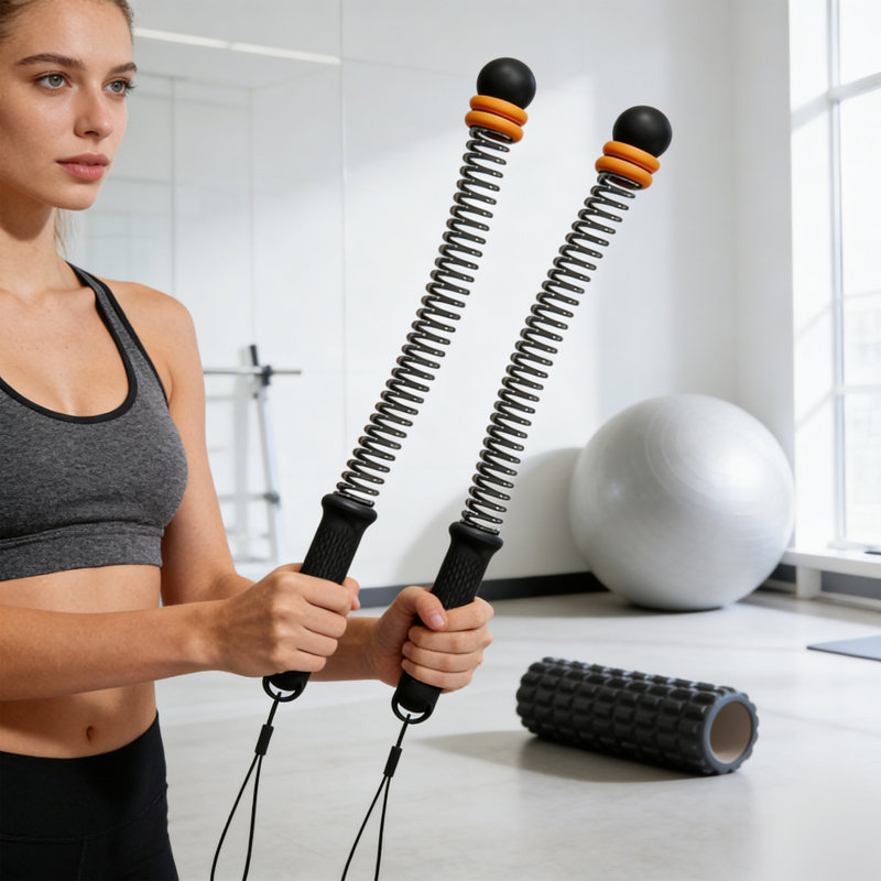 2PCS Battle Ropes, Portable Battle Ropes, Weighted Workout Ropes, Orange
