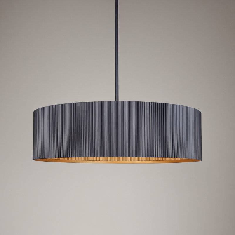 Mikaylin 1 - Light Black Shaded Pendant