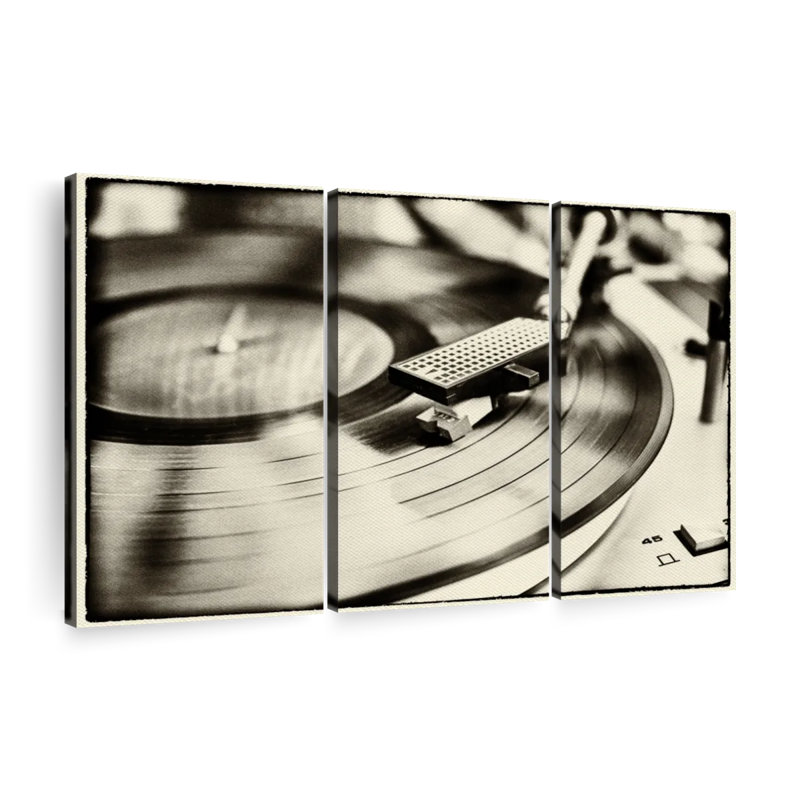 Reproduction d'art sur toile multi-pièces, H 24 po x l 38 po x P 1,25 po