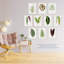 Bright Vintage Leaf Audubon Style Detailed Botanical Study 10 Piece Wall Art-88622281