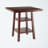 Bublitz Walnut High Table with Shelves