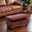 Repose-pieds avec rangement en faux cuir-379709168