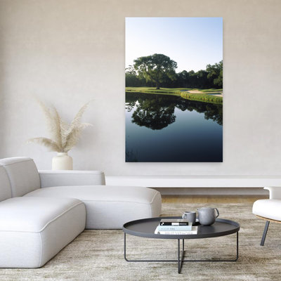 Reflection Of Trees In A Lake Kiawah Island Golf Resort Kiawah Island Charleston County South Carolina Usa Abstract Contemporary Landscape Nature Art