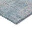 Tapis intérieur / extérieur lavable bleu et rose 10 pi x 14 pi Medallion