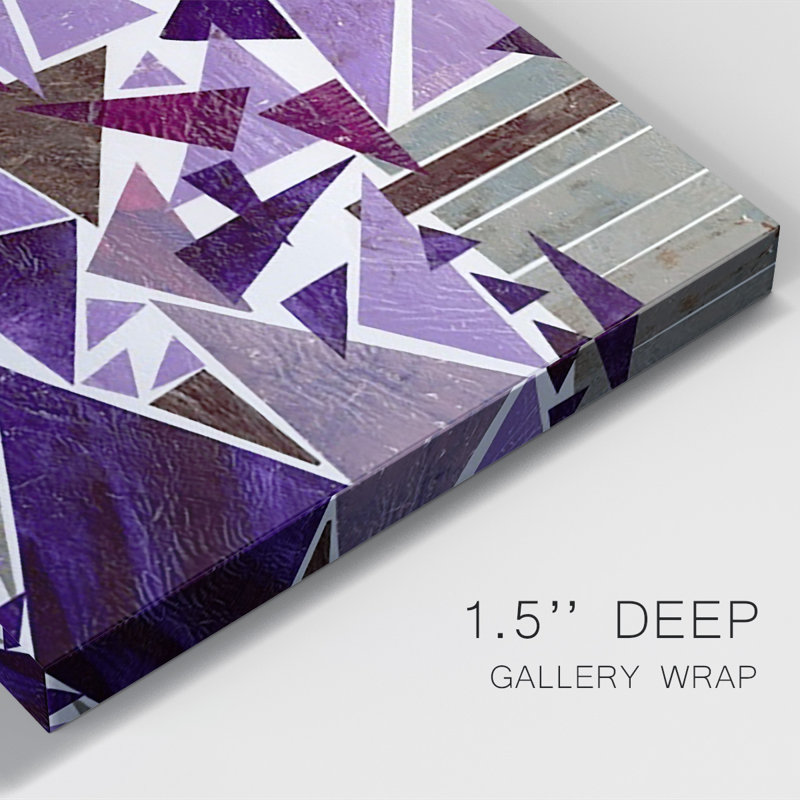 «Purple Dream II» sur toile, H 12 po x l 8 po x P 1 po