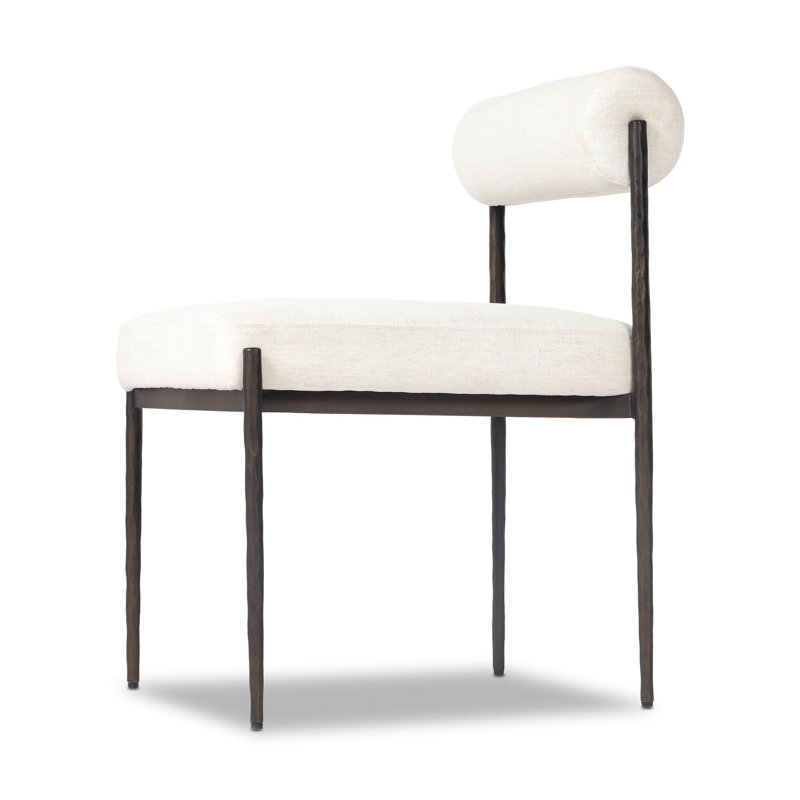 Jazelle Metal Dining Chair-Laughlin Ochre, Crypton Nomad Snow