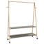 Huldah 132cm Rolling Clothing Rack