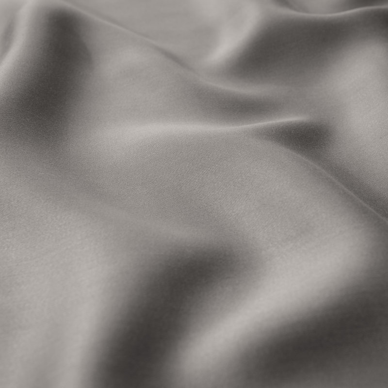 TENCEL Sateen Sheet Set, Full Sheet Set with 2 Standard Pillowcases, Light Gray