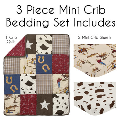 3 - Piece Organic Polyester Crib Bedding Set