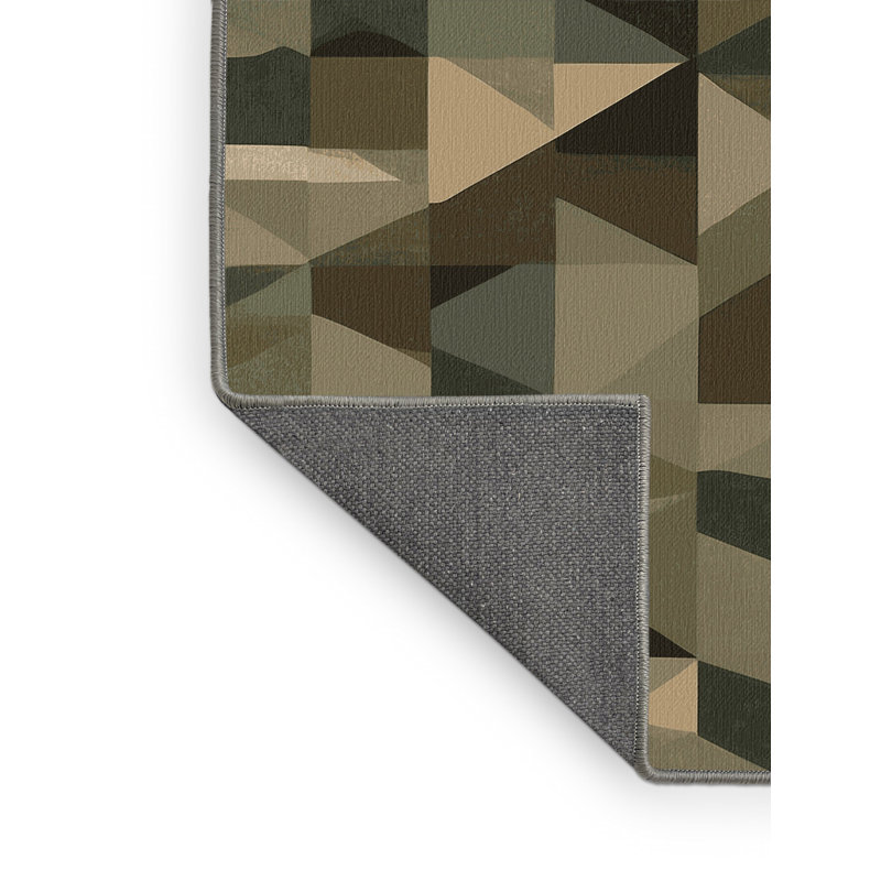 Field Stripe Rug, Round 7'