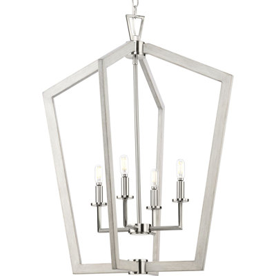 Lustre de vestibule quatre lumières 24 po