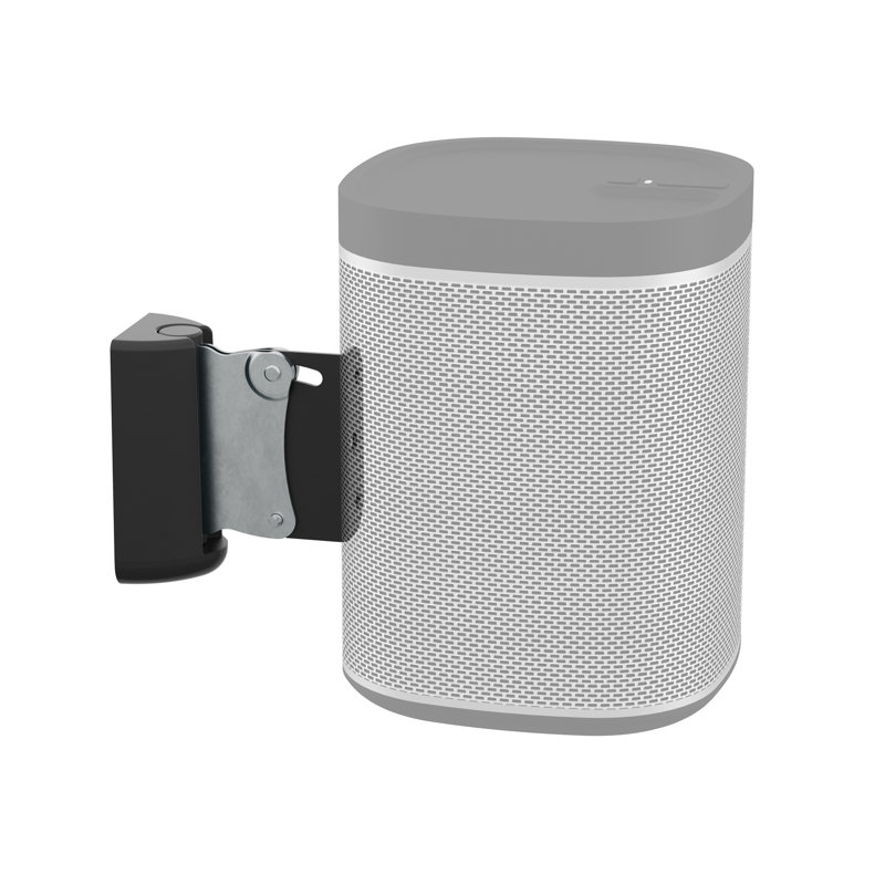 Fixed Height Speaker Stand, Black