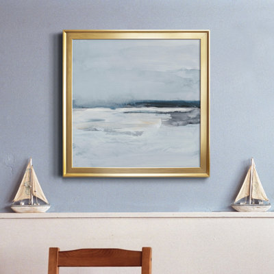 Inky Coastline II-Premium Framed Canvas - Ready To Hang