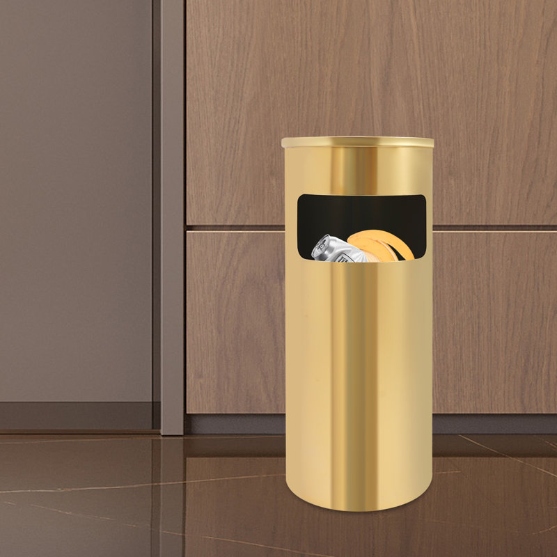 Poubelle en acier inoxydable 15L