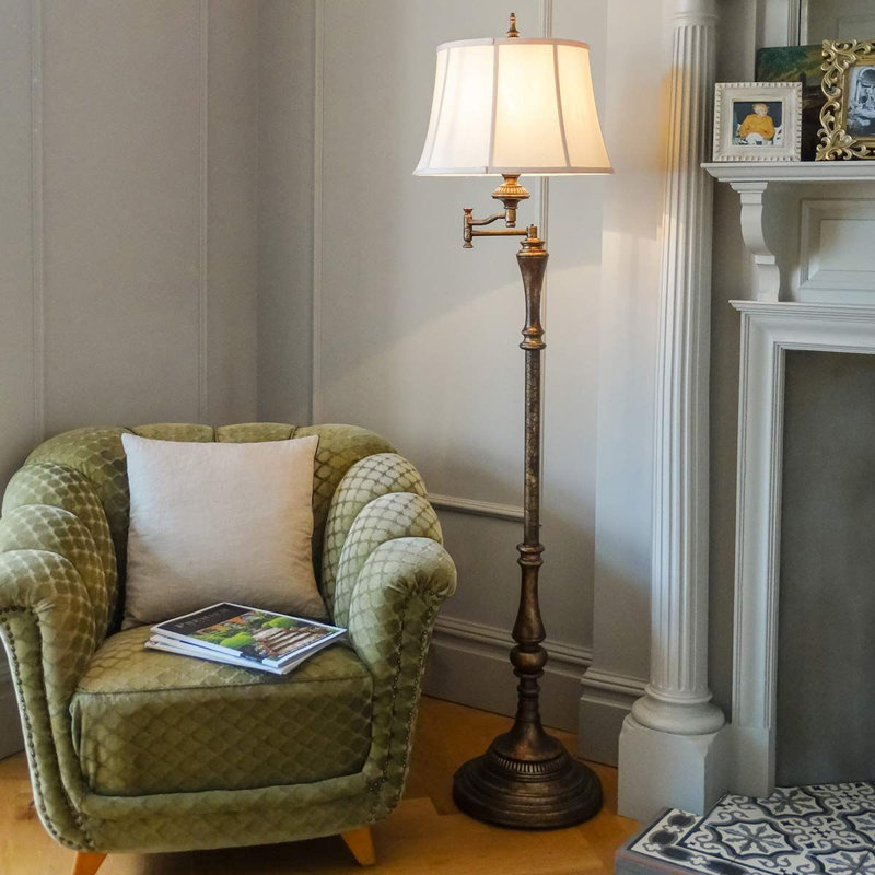 Hounsfield 162.6cm Swing Arm Floor Lamp