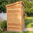 8 ft. W x 4 ft. D Western Red Cedar Gardensaver Lean-To Outdoor Storage Shed with Single Door and Metal Roof