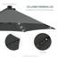 130cm Lighted Market Parasol-96006325
