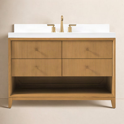 Momo Oak Single Bathroom Vanity