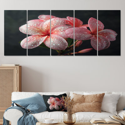 Headen - Ensemble de décoration murale Plumeria