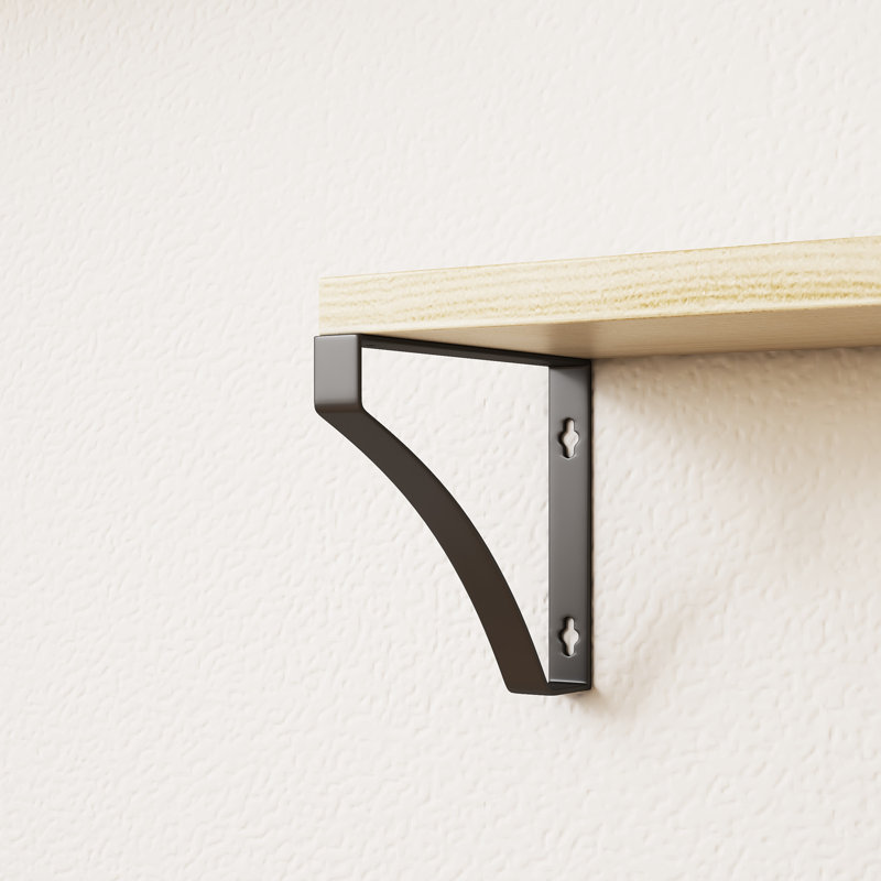 Neuber 3 Piece Wood Bracket Shelf