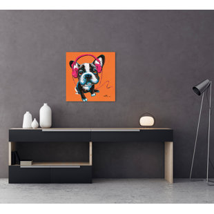 Hot Dog - Wrapped Canvas Painting