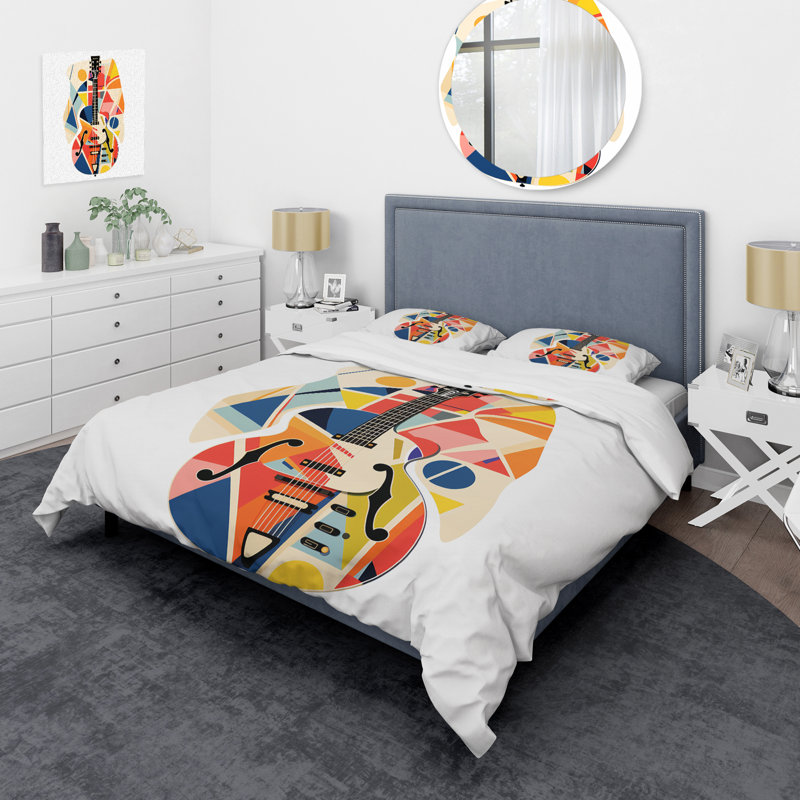 Ensemble de housse de couette Funky Guite Muse - Fruits, Housse de couette pour lit simple