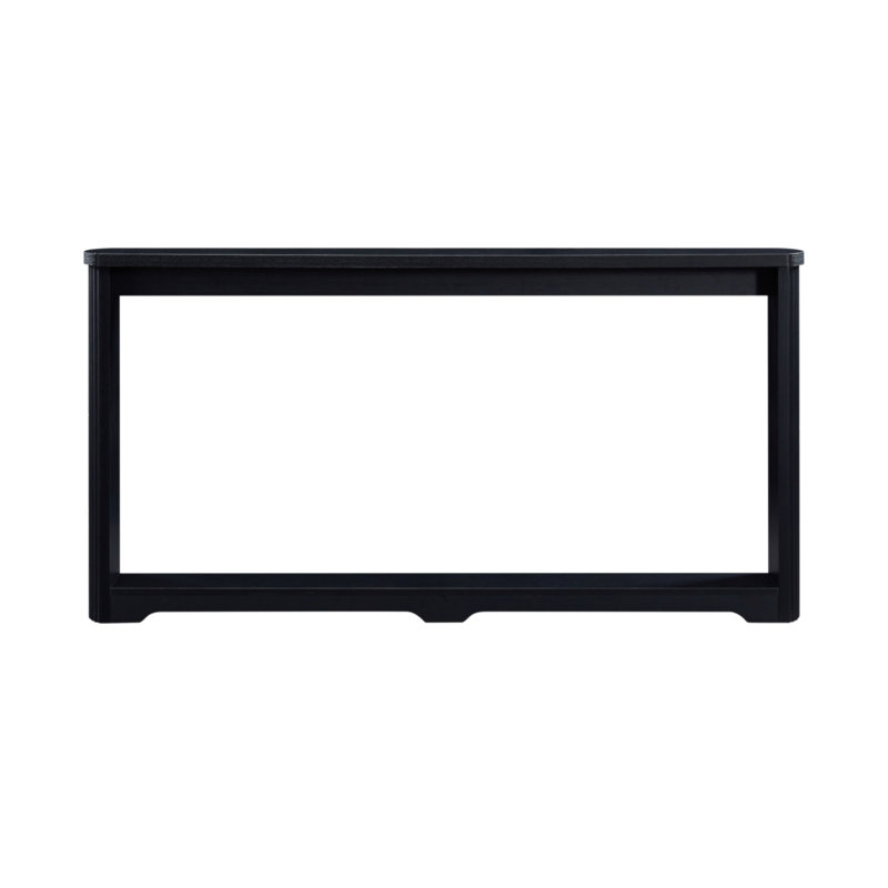 70.1"Corrugated Texture Storage Table For Entranceways, Narrow Wooden Console Sofa Table, Can Be Placed Behind The Sofa, Suitable For Entranceways, Corridors, And Front Door.Black.70.1"L*8.7"W*35.5"H