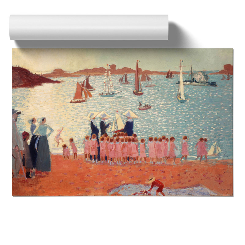 Regatta by Maurice Denis - No Frame Painting, 21cm H x 30cm W x 0.1cm D