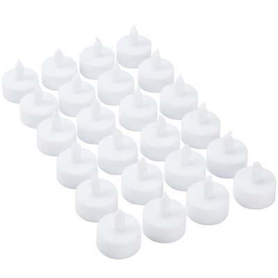 Unscented Flameless Tealight Candle with Plastic Holder