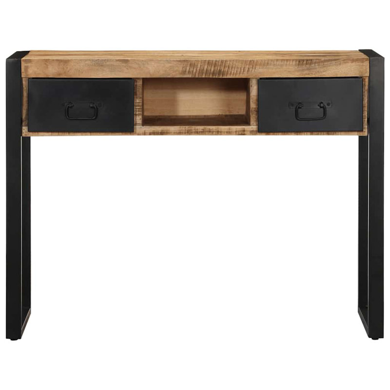 Console Table 100X35x75 Cm Solid Wood Reclaimed, Brown