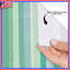 Rideau de douche à rayures - Motif décoratif de salle de bain minimaliste-413160165-414834221