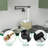 Pot Filler Faucet Kitchen Faucet Folding Stretchable Brass Faucet with Two Handles Wall Mount