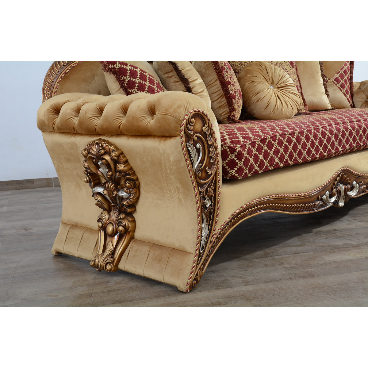 European Furniture Emperador II Loveseat - Thumbnail 2