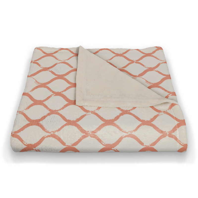 Hand Woven Throw Blanket, Orange